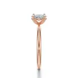 Pierścionek z owalnym diamentem z różowego złota SBPZ_034